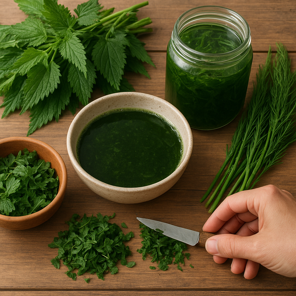 Jak przygotować naturalne nawozy z pokrzywy i skrzypu.