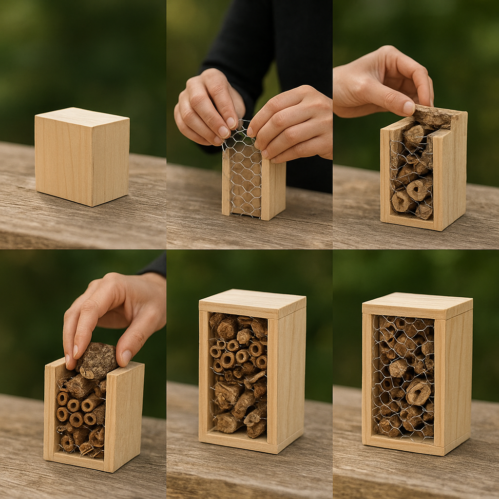 Jak zbudować hotel dla owadów krok po kroku.