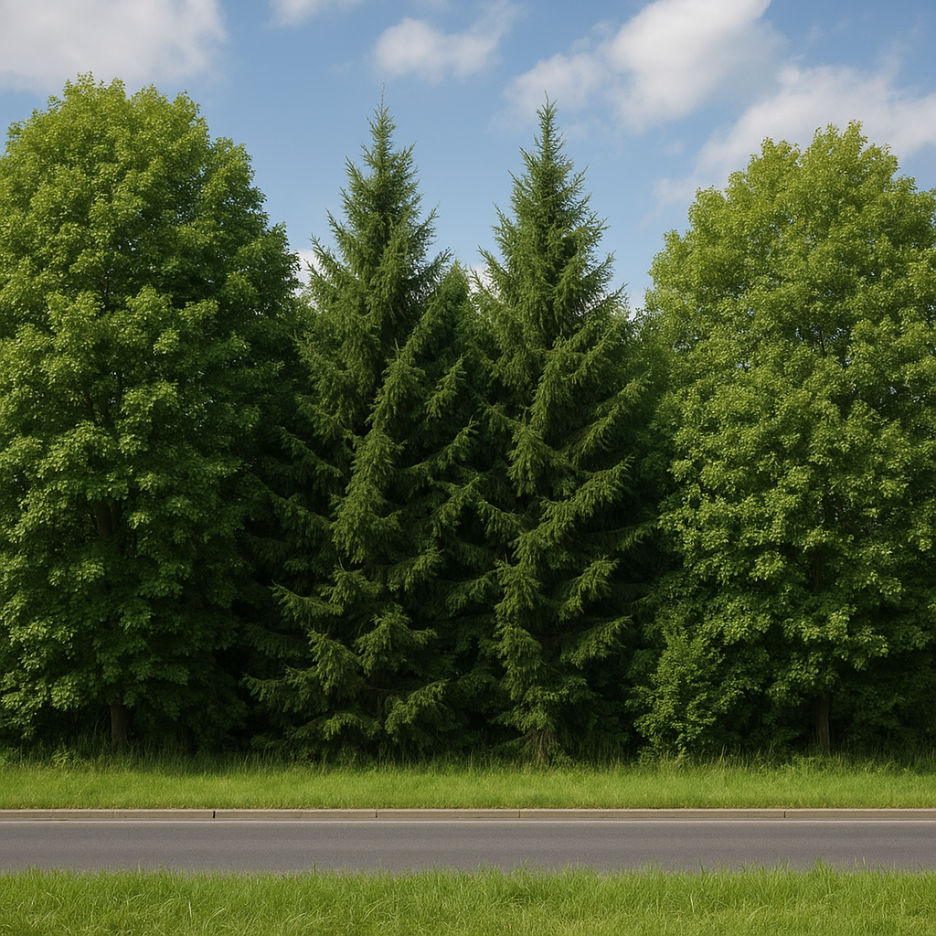 Jakie drzewa najlepiej chronią przed hałasem i wiatrem.