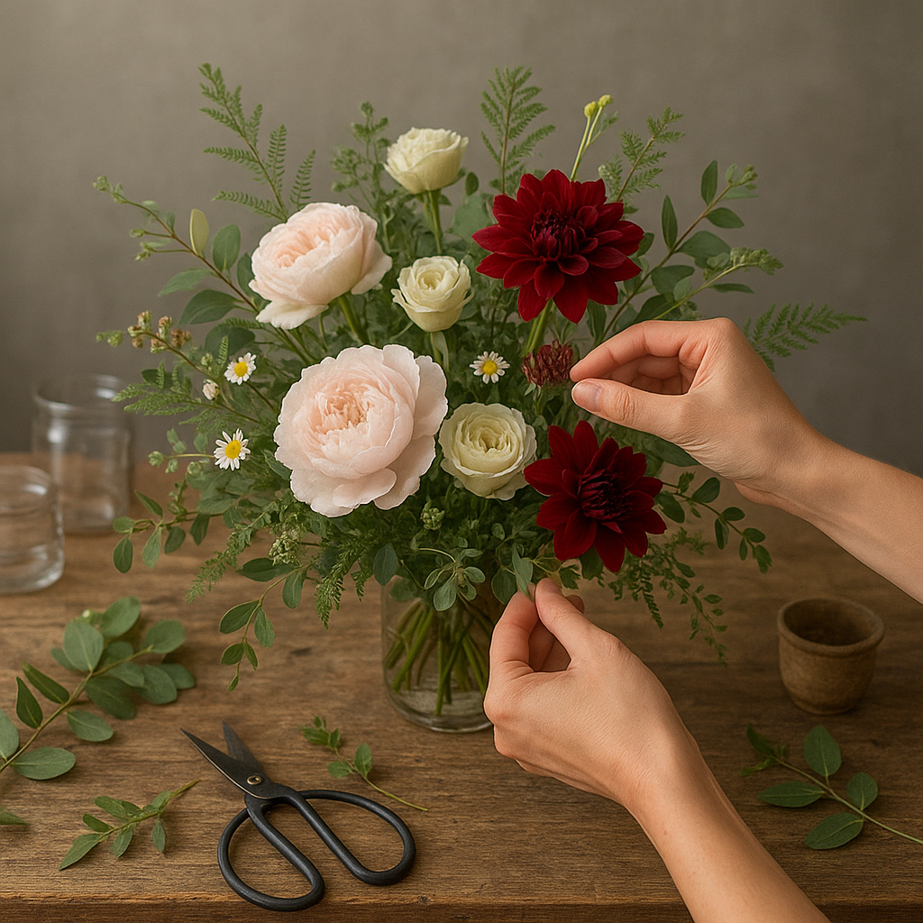 Jak tworzyć kompozycje kwiatowe inspirowane naturą.