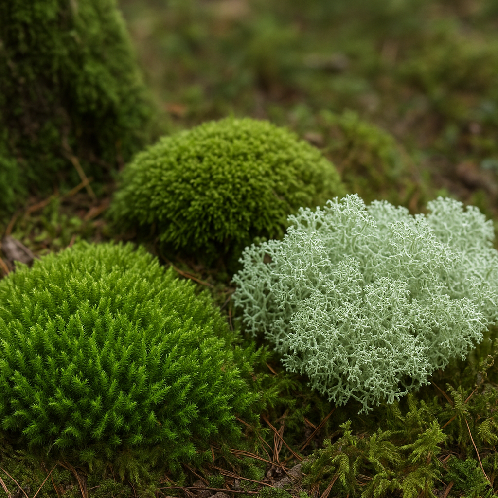Jak rozpoznać gatunki mchów i porostów w lesie.