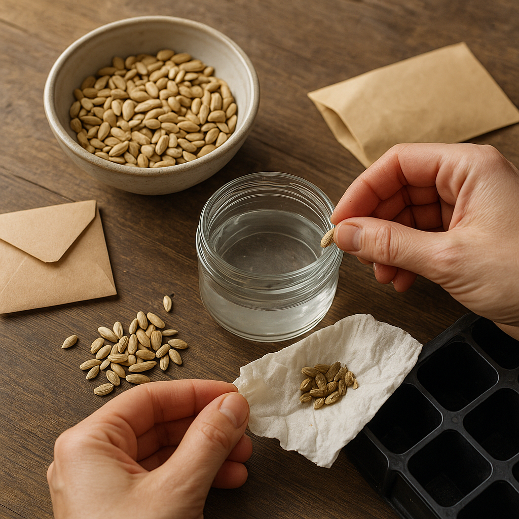 Jak przygotować własne nasiona do wysiewu.