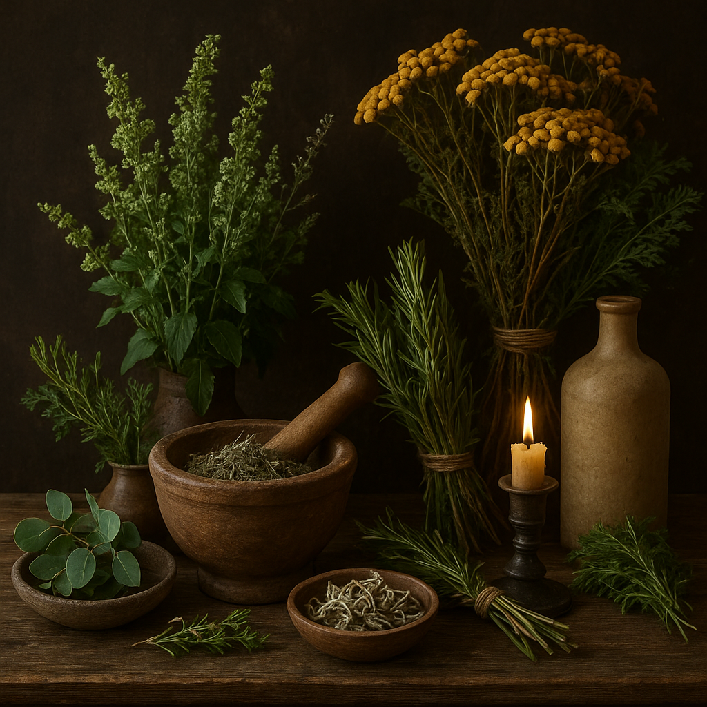 Jakie rośliny były używane w dawnych obrzędach i rytuałach.