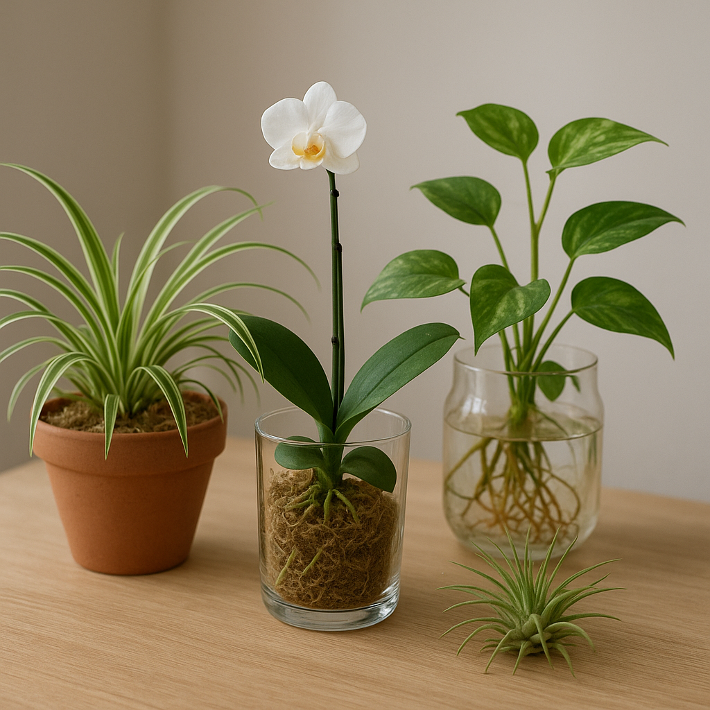 Jakie rośliny mogą rosnąć bez ziemi.