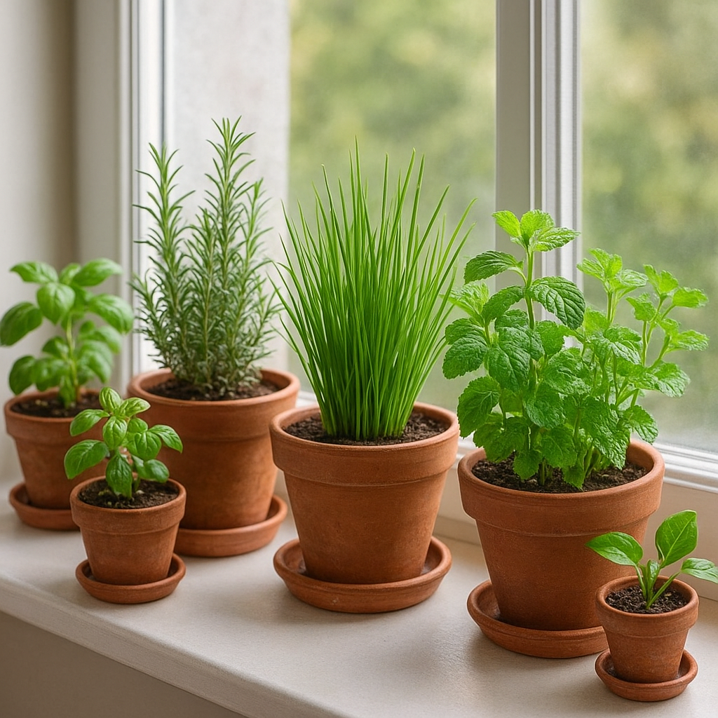 Jakie rośliny można hodować na parapecie przez cały rok.