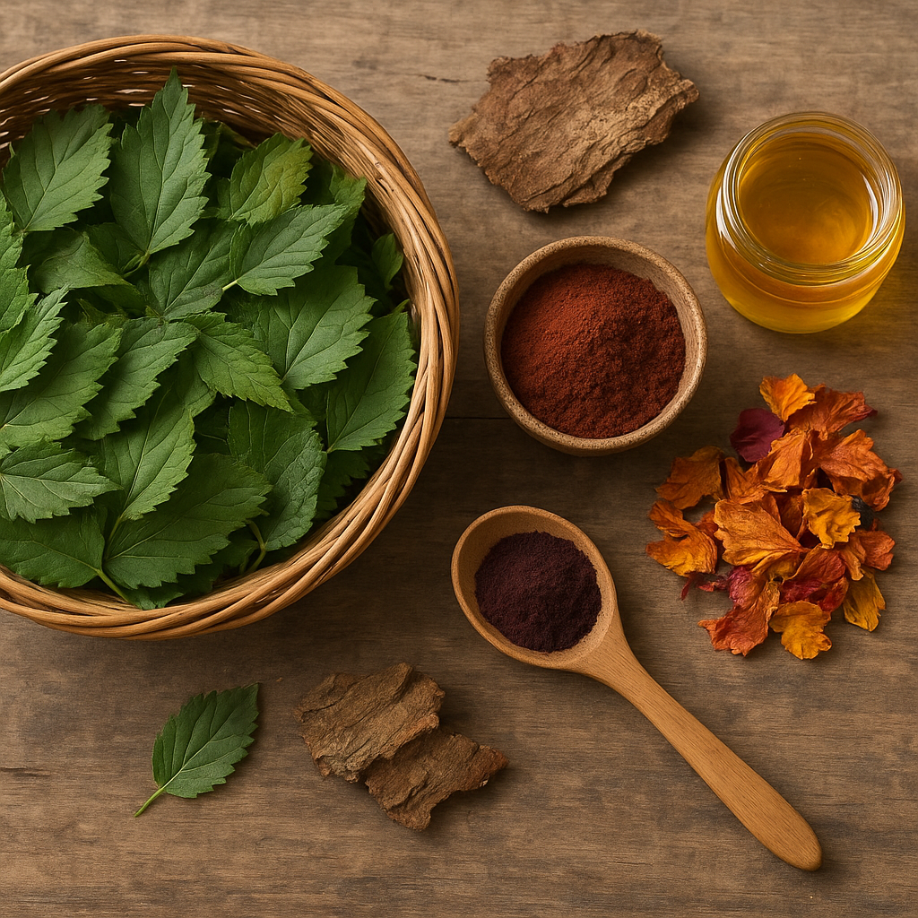 Jak zrobić naturalne farby z liści, kory i kwiatów.