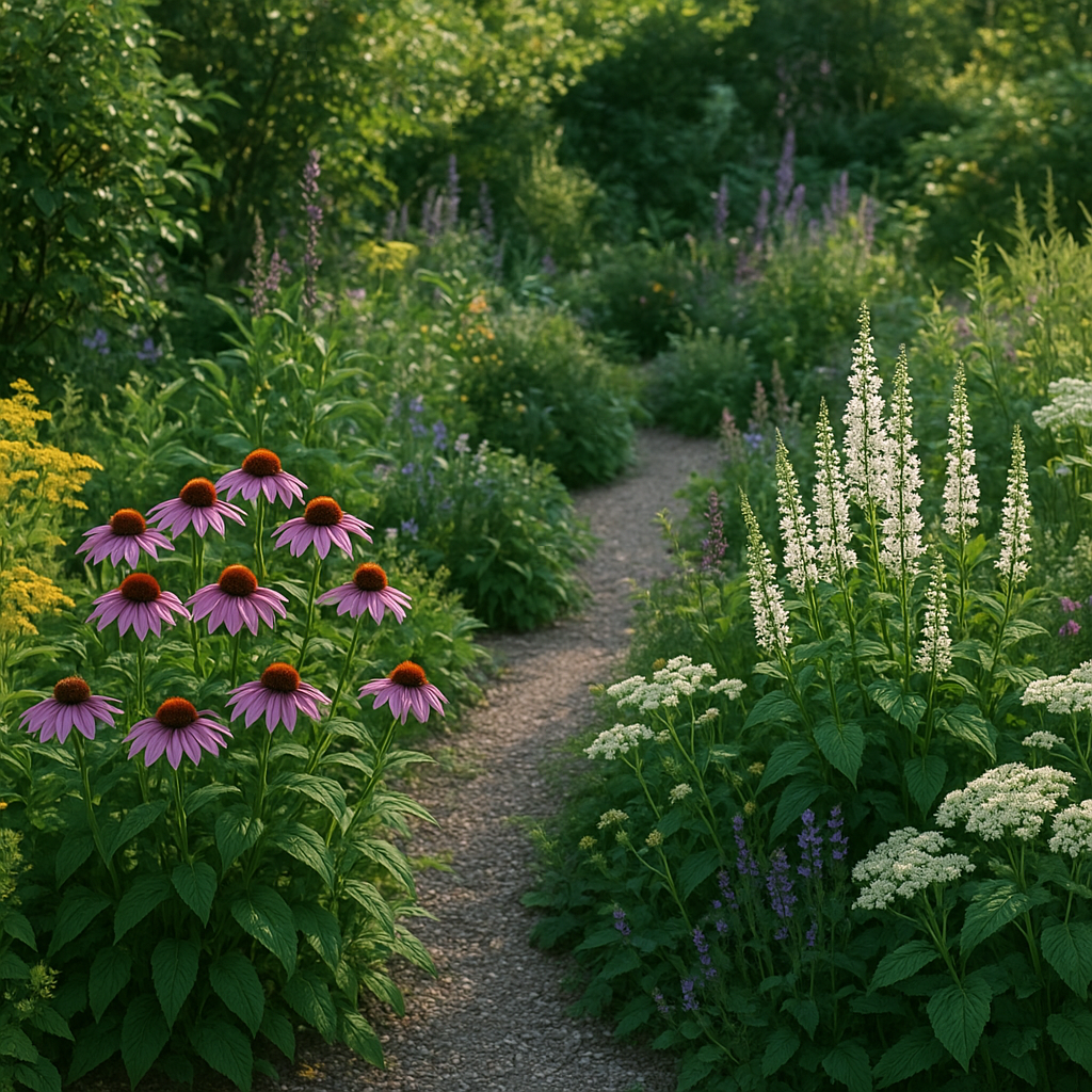 Jakie rośliny pomagają chronić bioróżnorodność w ogrodzie.