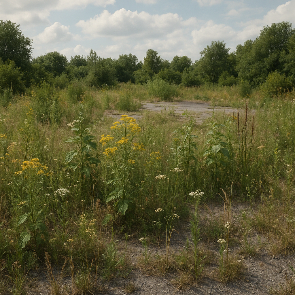 Jakie rośliny rosną na nieużytkach i terenach porzuconych.