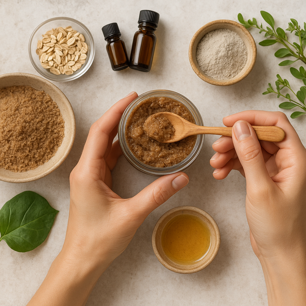 Jak zrobić naturalny peeling lub kosmetyk z roślin.