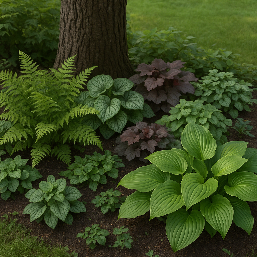 Jakie gatunki roślin najlepiej znoszą cień drzew.